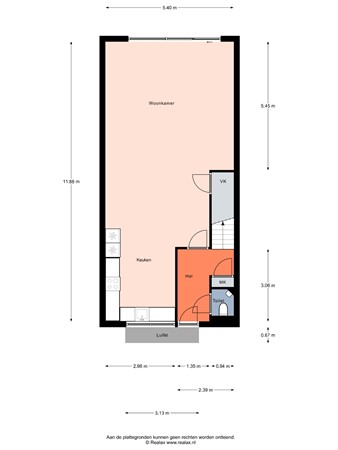Floorplan - 't Ruum 14, 3751 ZX Bunschoten-Spakenburg